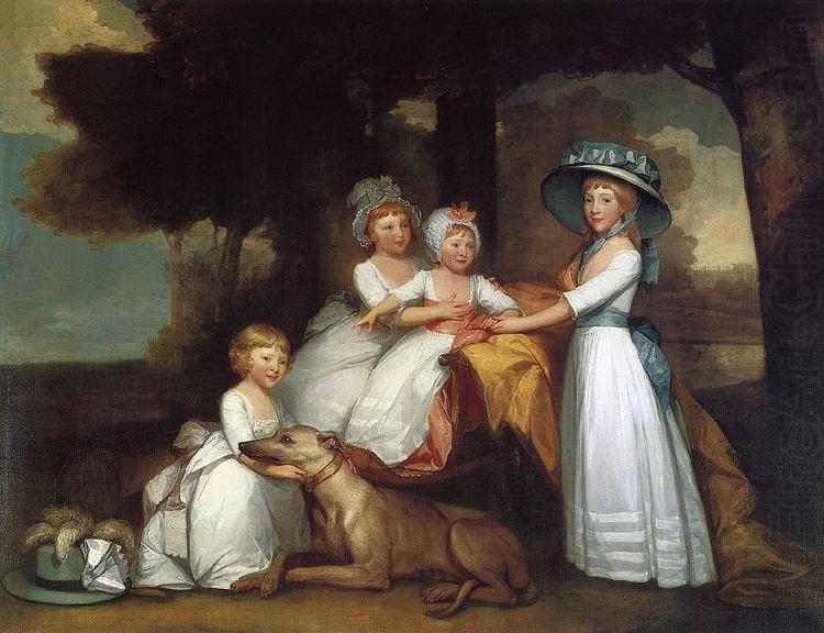 Gilbert Stuart The Children of the Second Duke of Northumberland china oil painting image